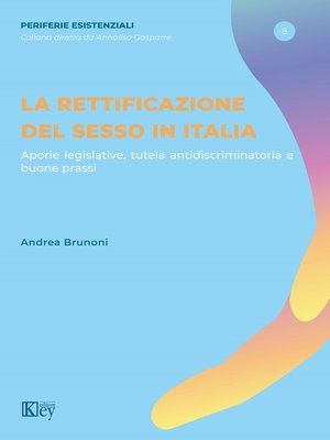 cover image of La rettificazione del sesso in Italia